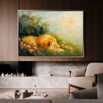 Animals 124 Canvas Art 90 x 60 cm / Stretched on hidden frame