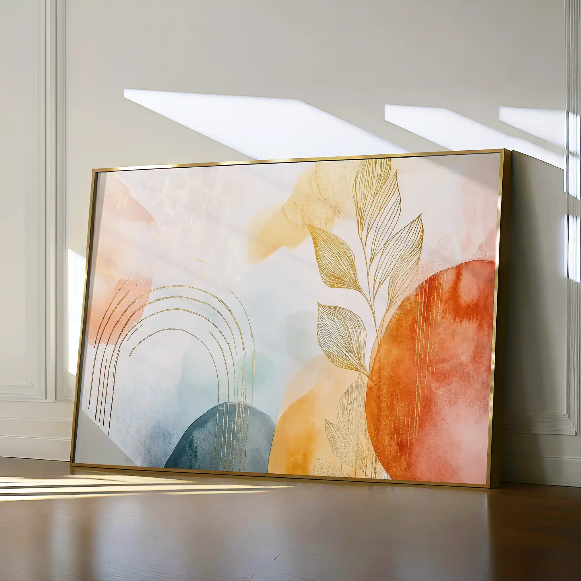 Boho 124 Canvas Art 90 x 60 cm / Stretched on hidden frame