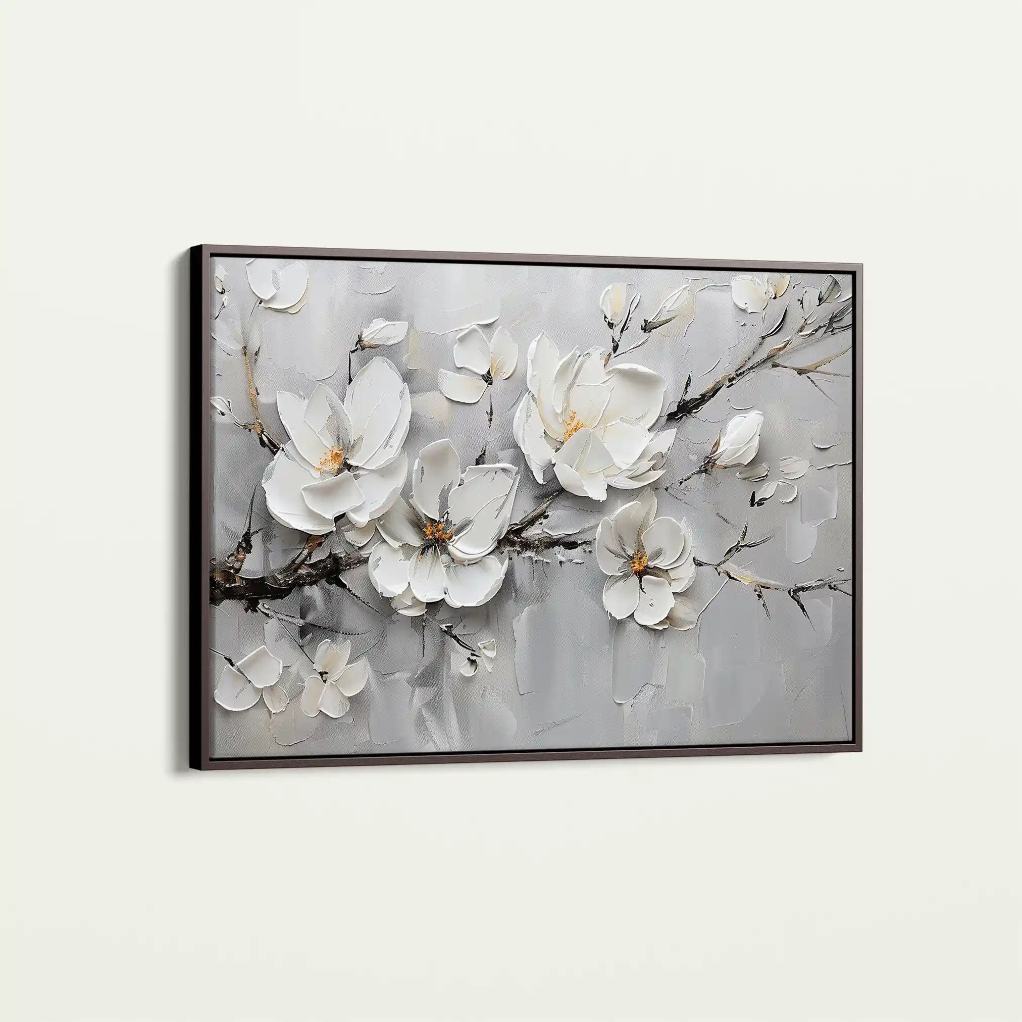 Floral Canvas Wall Art WAD124-F 90 x 60 cm / Stretched on hidden frame