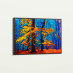 Landscape 124 Canvas Art 90 x 60 cm / Stretched on hidden frame