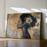 Portrait 124 Canvas Art 90 x 60 cm / Stretched on hidden frame