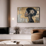 Portrait 124 Canvas Art 90 x 60 cm / Stretched on hidden frame