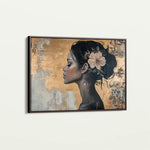 Portrait 124 Canvas Art 90 x 60 cm / Stretched on hidden frame