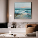 Abstract 1241 Canvas Art 60 x 60 cm / Stretched on hidden frame