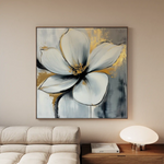 Floral Canvas Wall Art WAD1242-F 80 x 80 cm / Stretched on hidden frame