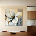 Floral Canvas Wall Art WAD1242-F 80 x 80 cm / Stretched on hidden frame