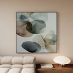 Abstract 1243 Canvas Art 60 x 60 cm / Stretched on hidden frame