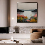 Abstract 1244 Canvas Art 60 x 60 cm / Stretched on hidden frame