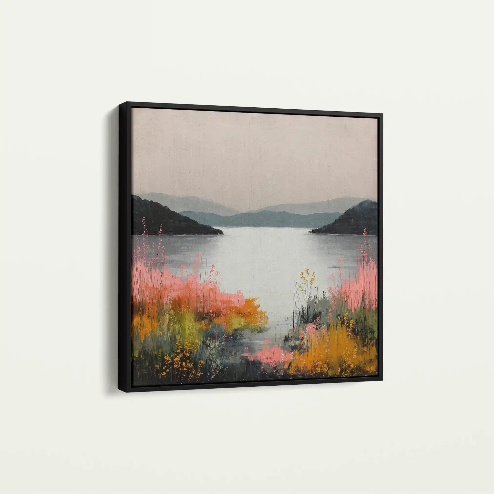 Abstract 1244 Canvas Art 60 x 60 cm / Stretched on hidden frame