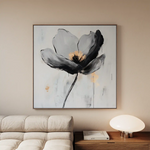 Floral Canvas Wall Art WAD1244-F 80 x 80 cm / Stretched on hidden frame