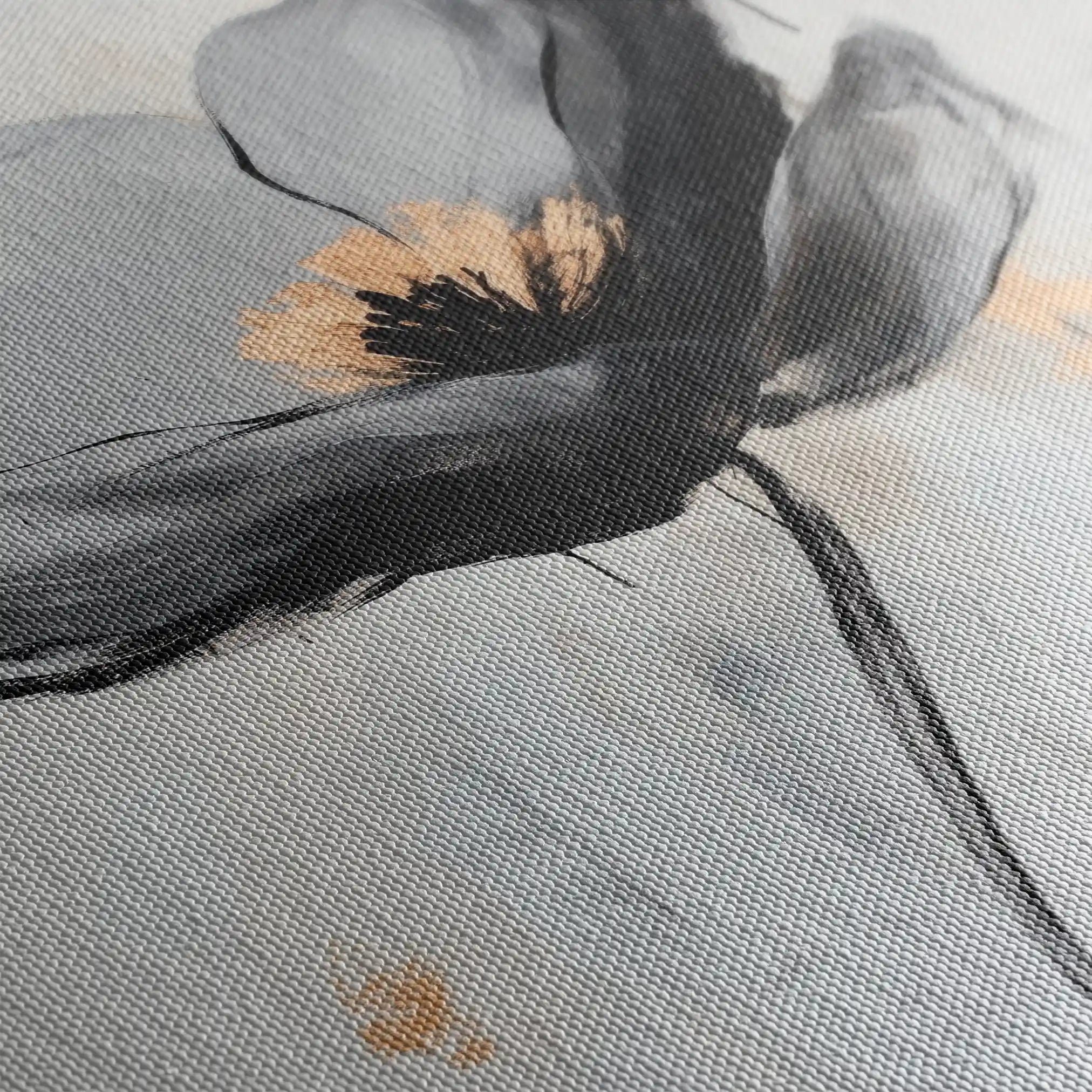 Floral Canvas Wall Art WAD1244-F 80 x 80 cm / Stretched on hidden frame