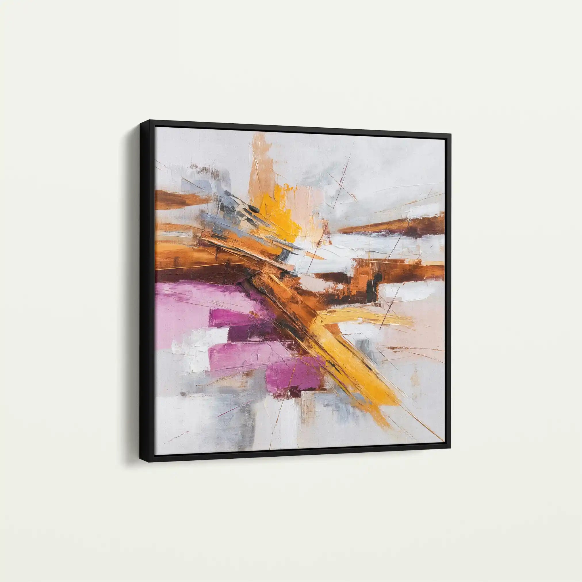 Abstract 1245 Canvas Art 60 x 60 cm / Stretched on hidden frame