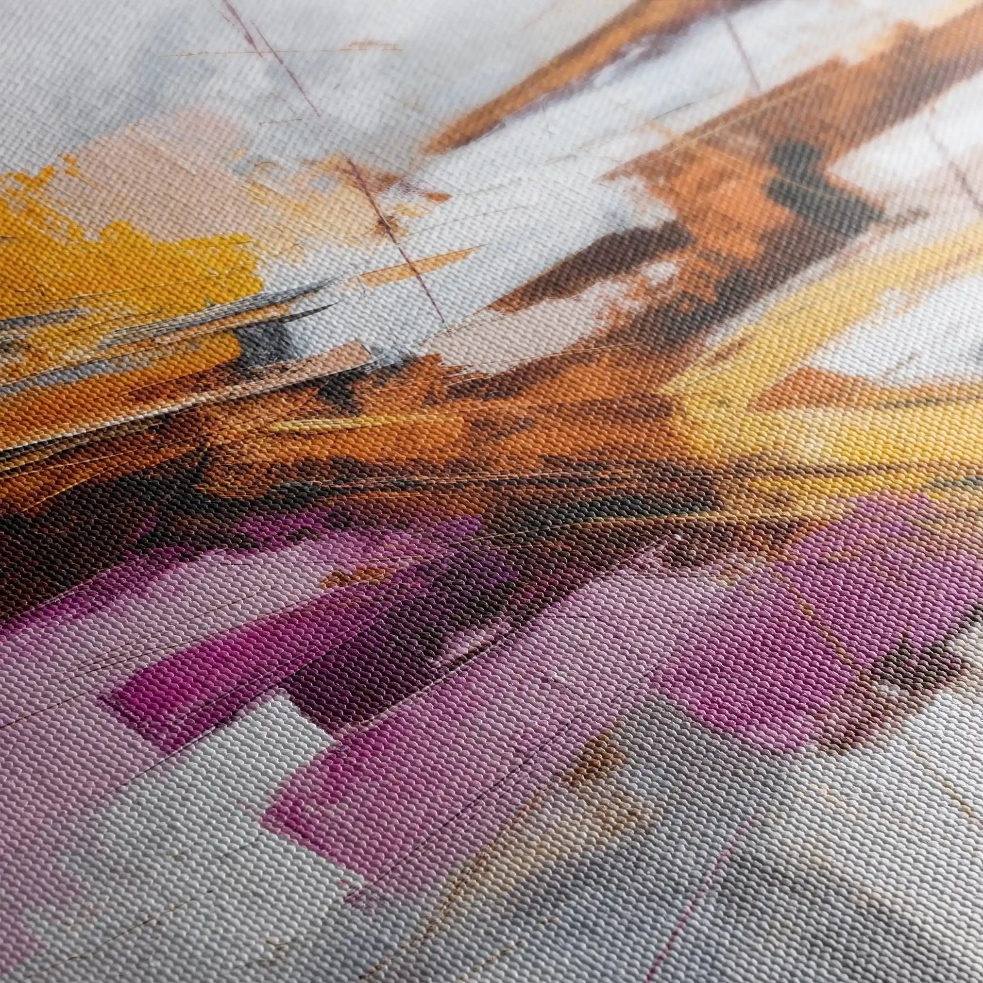 Abstract 1245 Canvas Art 60 x 60 cm / Stretched on hidden frame