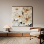 Floral Canvas Wall Art WAD1245-F 80 x 80 cm / Stretched on hidden frame