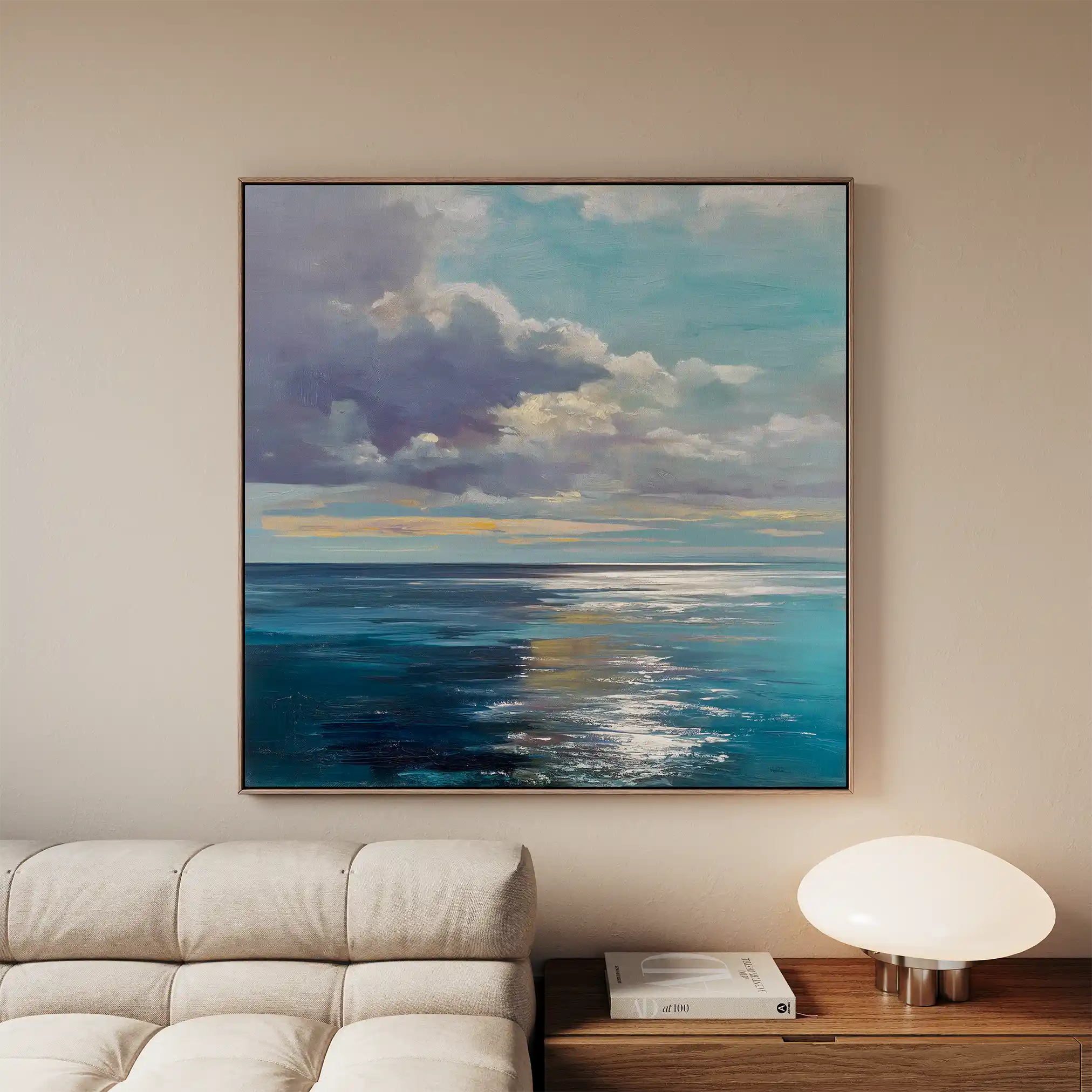 Abstract 1246 Canvas Art 60 x 60 cm / Stretched on hidden frame