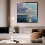 Abstract 1246 Canvas Art 60 x 60 cm / Stretched on hidden frame