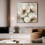 Floral Canvas Wall Art WAD1246-F 80 x 80 cm / Stretched on hidden frame