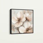 Floral Canvas Wall Art WAD1246-F 80 x 80 cm / Stretched on hidden frame