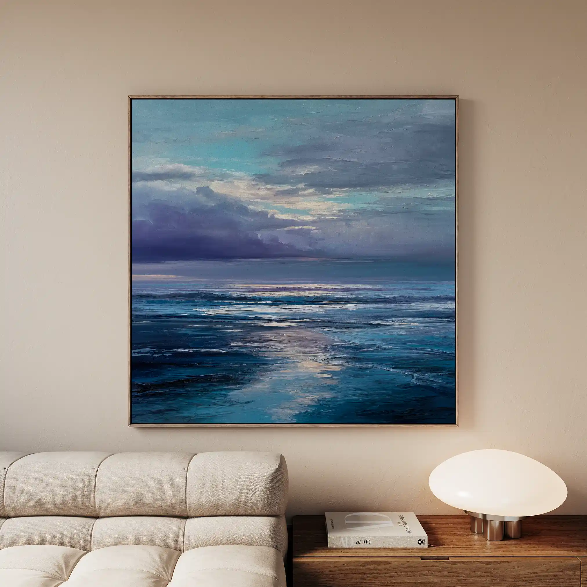 Abstract 1247 Canvas Art 60 x 60 cm / Stretched on hidden frame