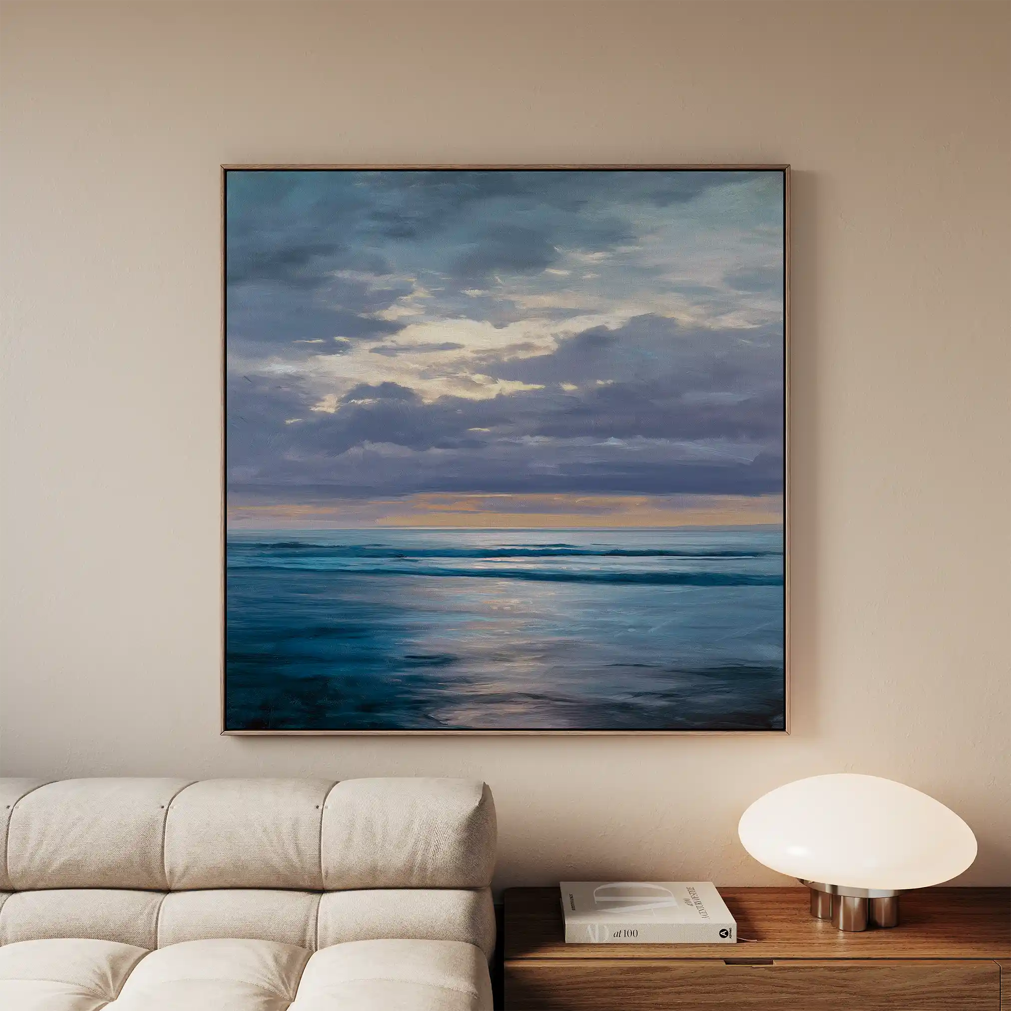 Abstract 1248 Canvas Art 60 x 60 cm / Stretched on hidden frame