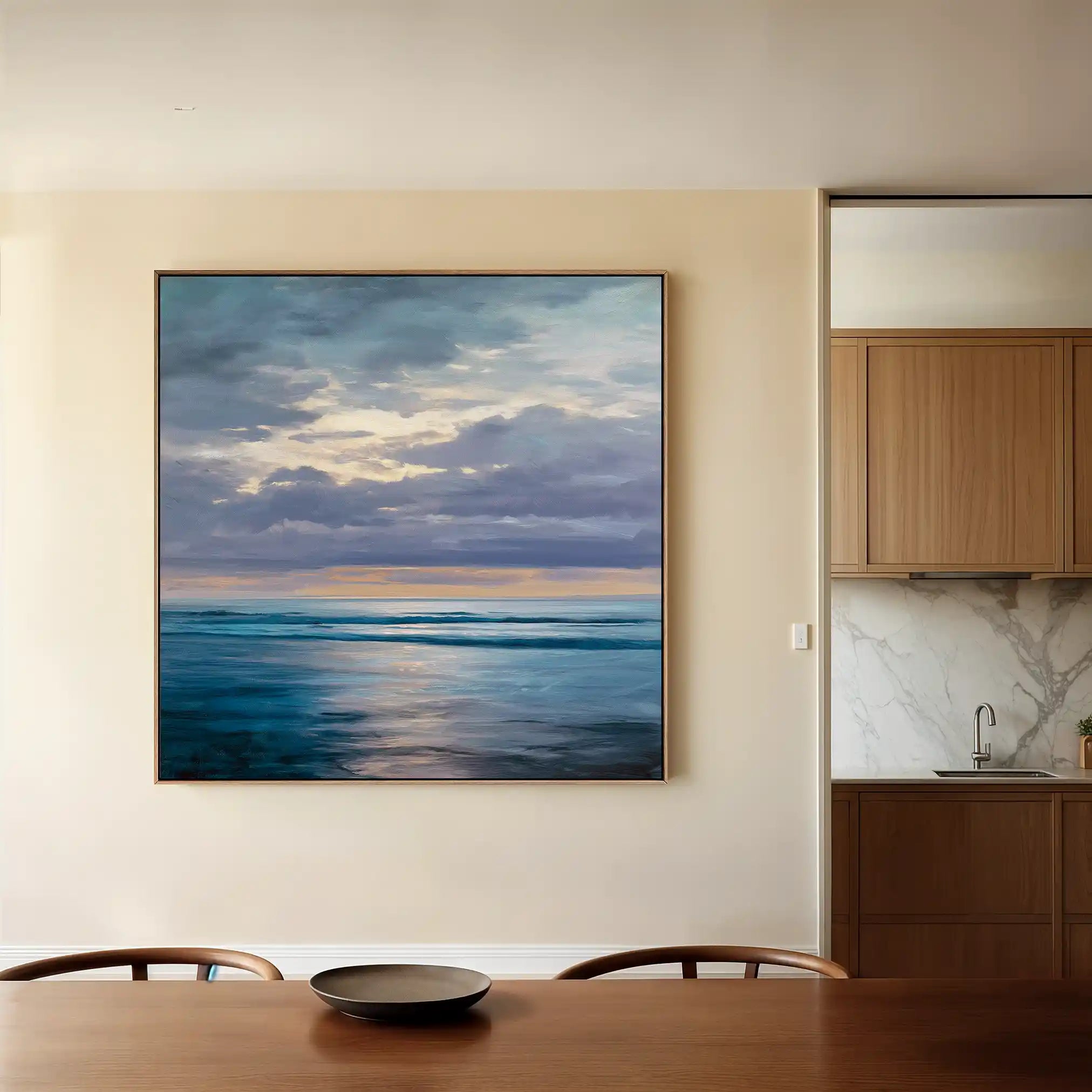 Abstract 1248 Canvas Art 60 x 60 cm / Stretched on hidden frame