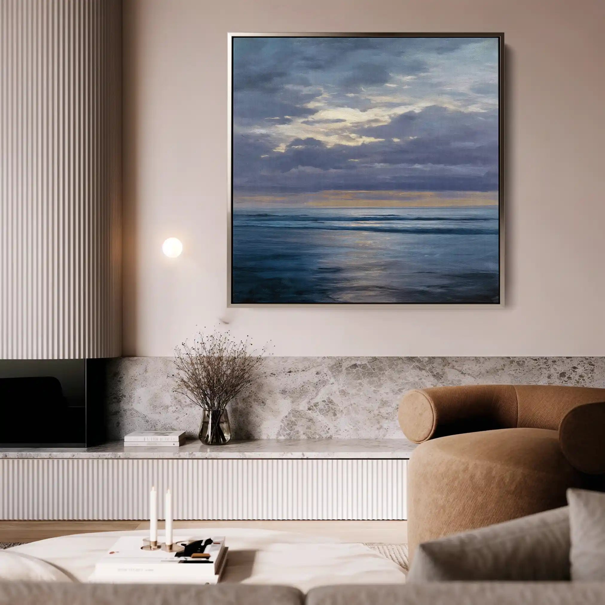 Abstract 1248 Canvas Art 60 x 60 cm / Stretched on hidden frame