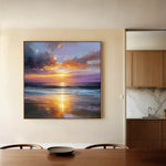 Abstract 1249 Canvas Art 60 x 60 cm / Stretched on hidden frame