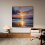 Abstract 1249 Canvas Art 60 x 60 cm / Stretched on hidden frame