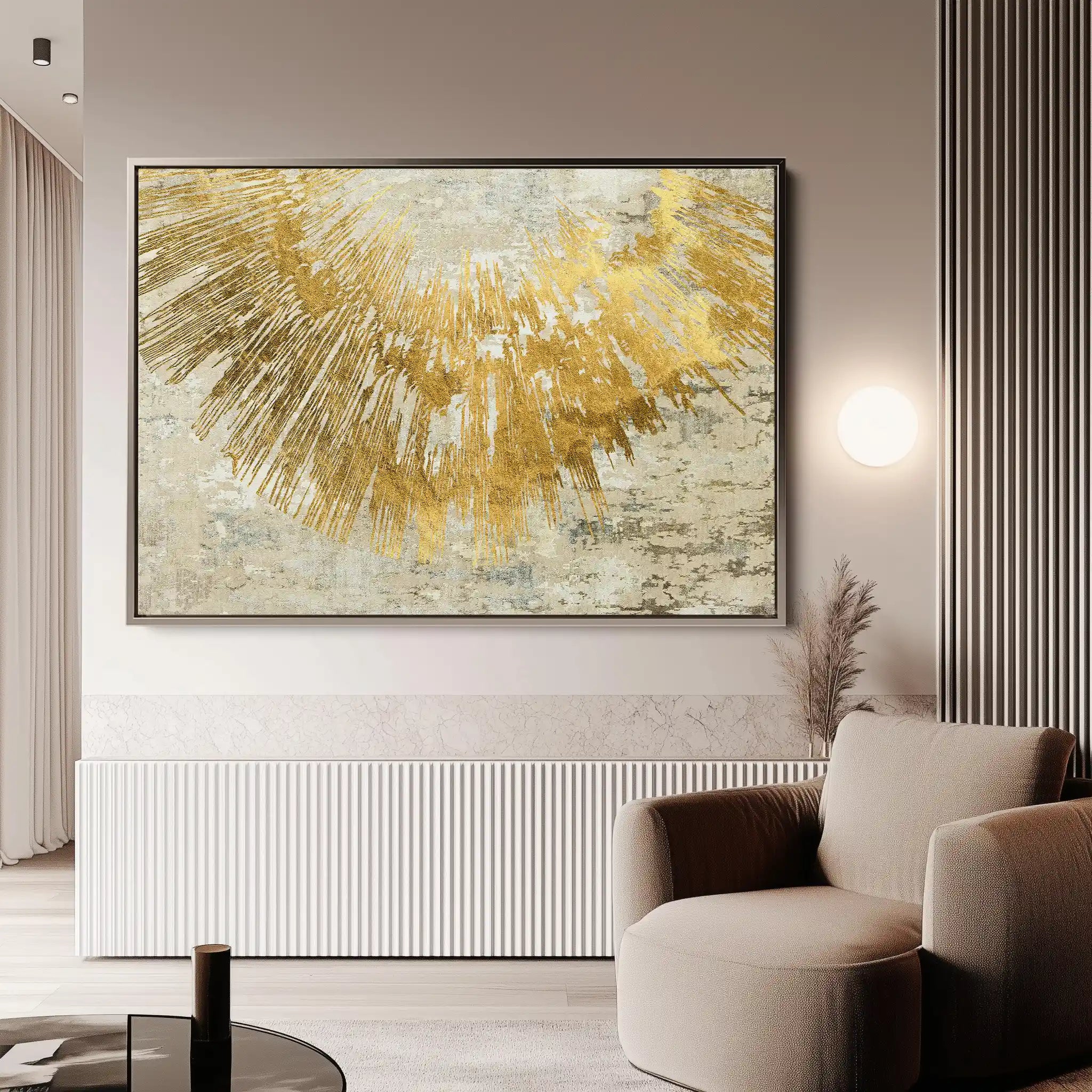 Abstract 125 Canvas Art 60 x 40 cm / Stretched on hidden frame