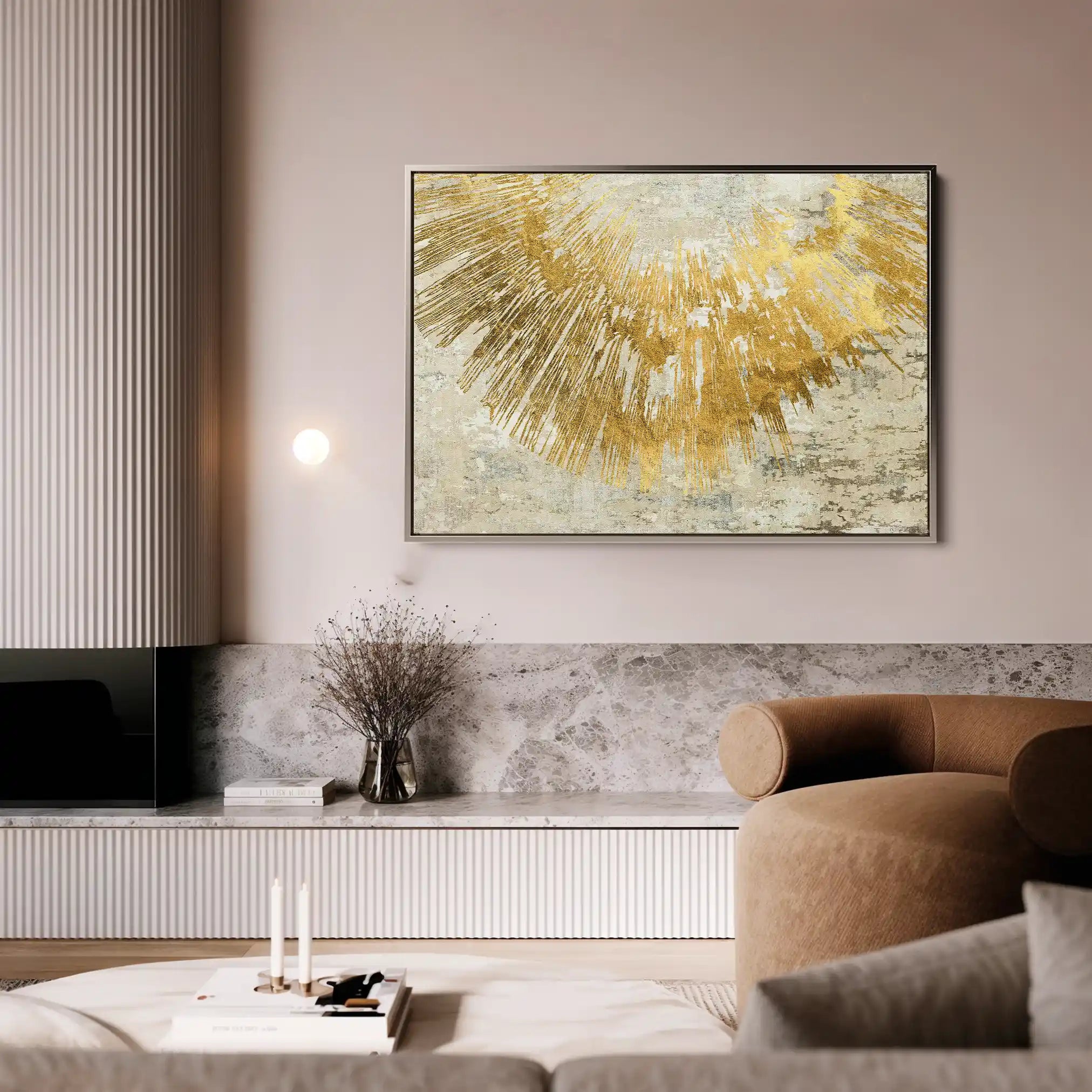 Abstract 125 Canvas Art 60 x 40 cm / Stretched on hidden frame