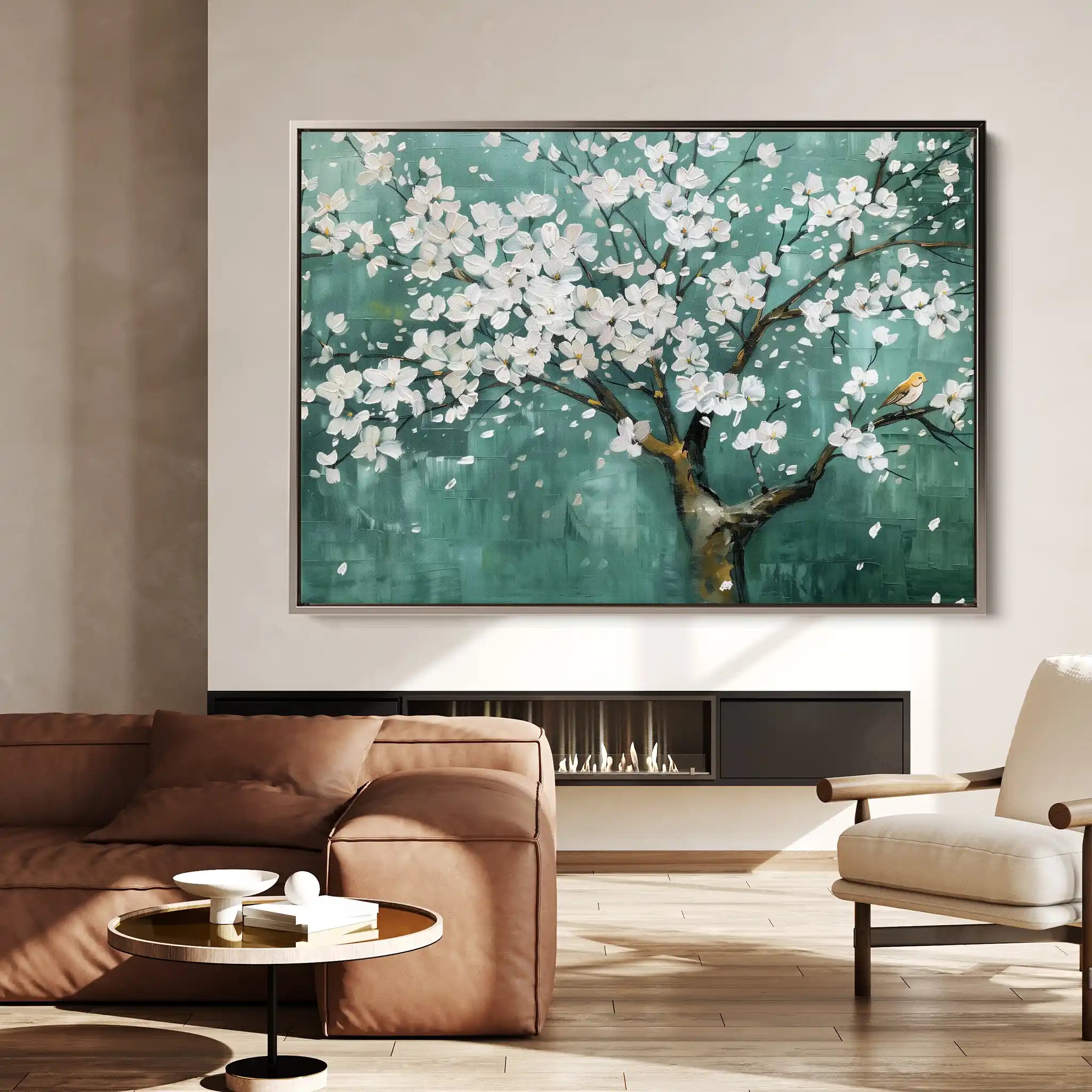 Floral Canvas Wall Art WAD125-F 90 x 60 cm / Stretched on hidden frame