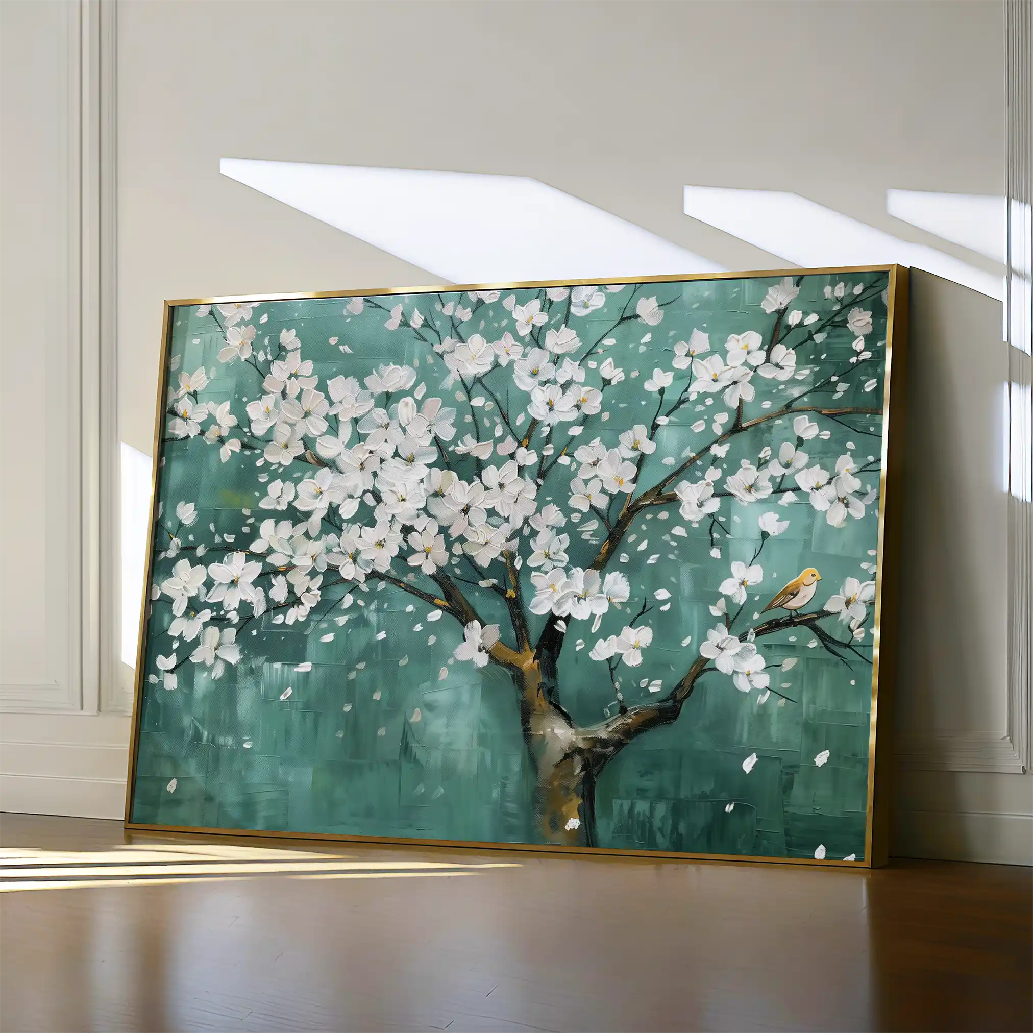 Floral Canvas Wall Art WAD125-F 90 x 60 cm / Stretched on hidden frame