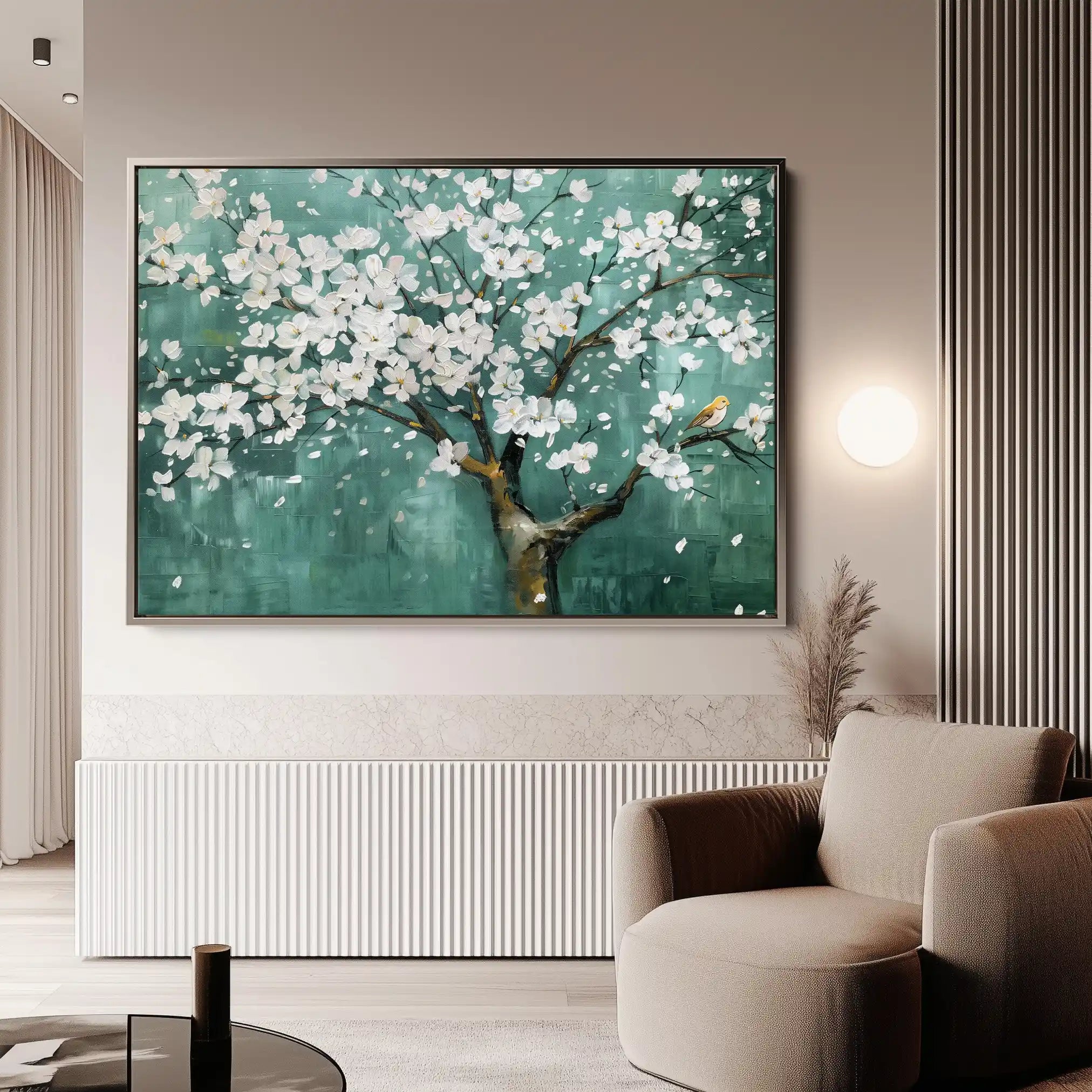 Floral Canvas Wall Art WAD125-F 90 x 60 cm / Stretched on hidden frame