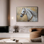 Horses 125 Canvas Art 90 x 60 cm / Stretched on hidden frame