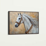 Horses 125 Canvas Art 90 x 60 cm / Stretched on hidden frame