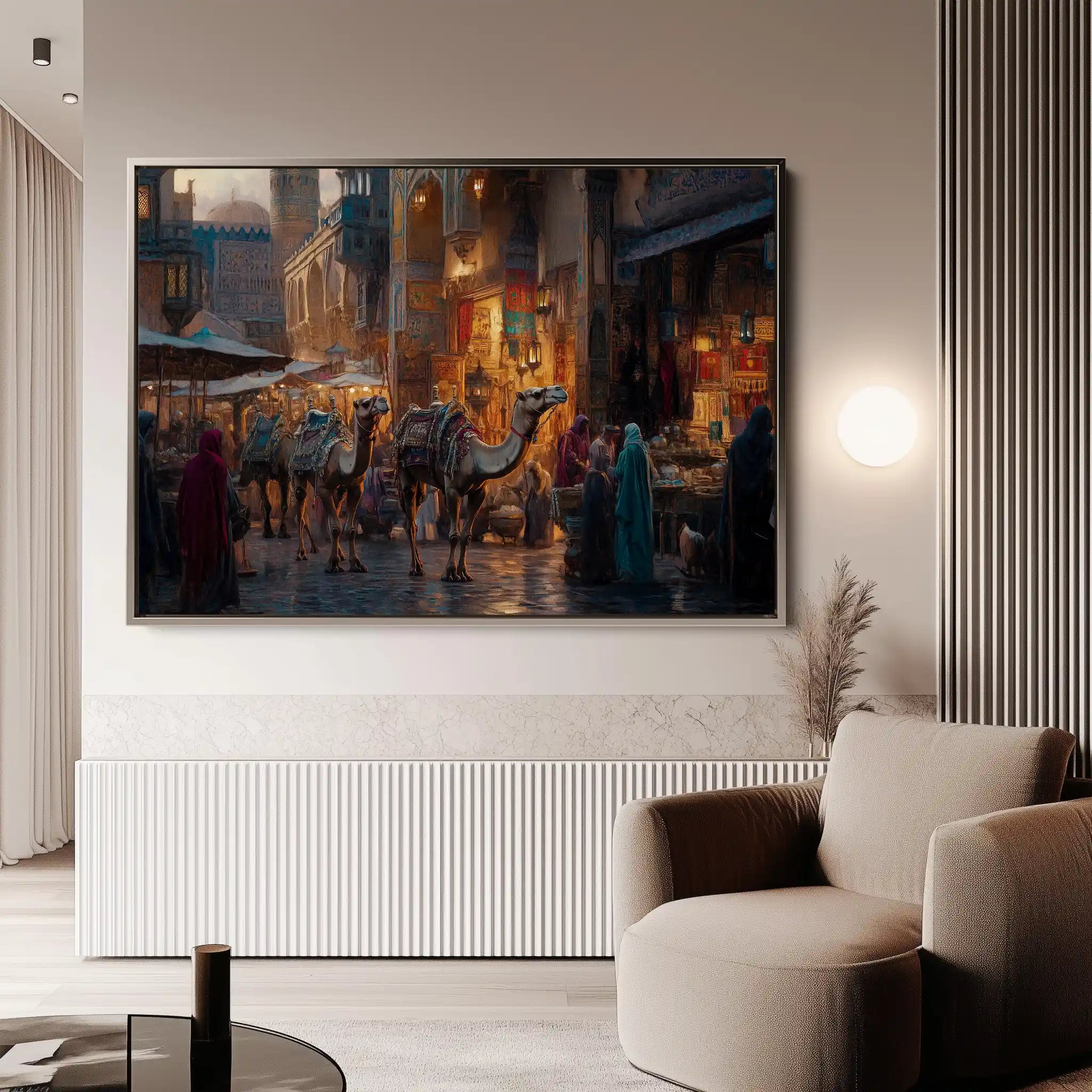 Orientalist 125 Canvas Art 90 x 60 cm / Stretched on hidden frame