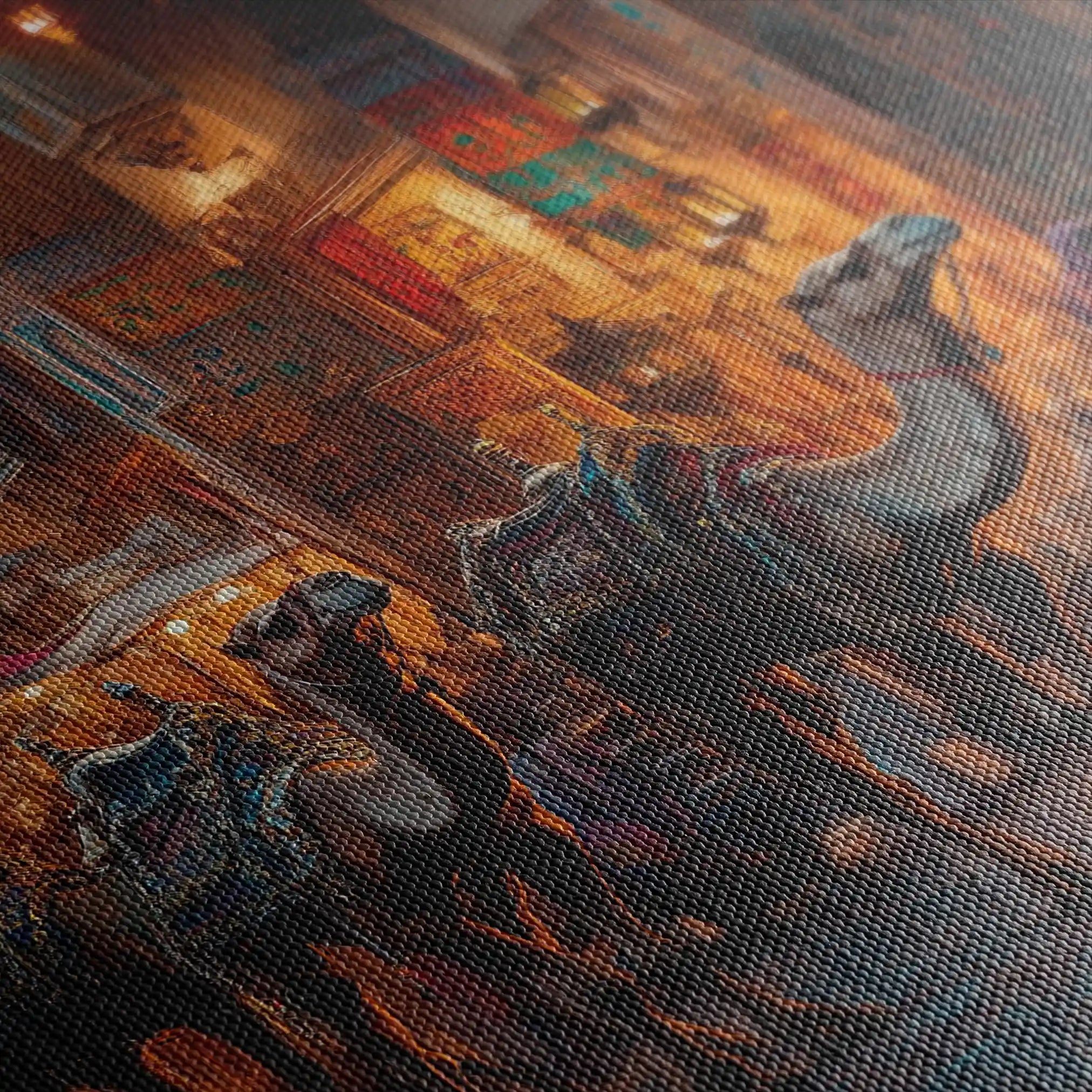 Orientalist 125 Canvas Art 90 x 60 cm / Stretched on hidden frame