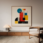 Abstract 1250 Canvas Art 60 x 60 cm / Stretched on hidden frame