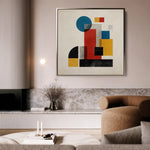 Abstract 1250 Canvas Art 60 x 60 cm / Stretched on hidden frame