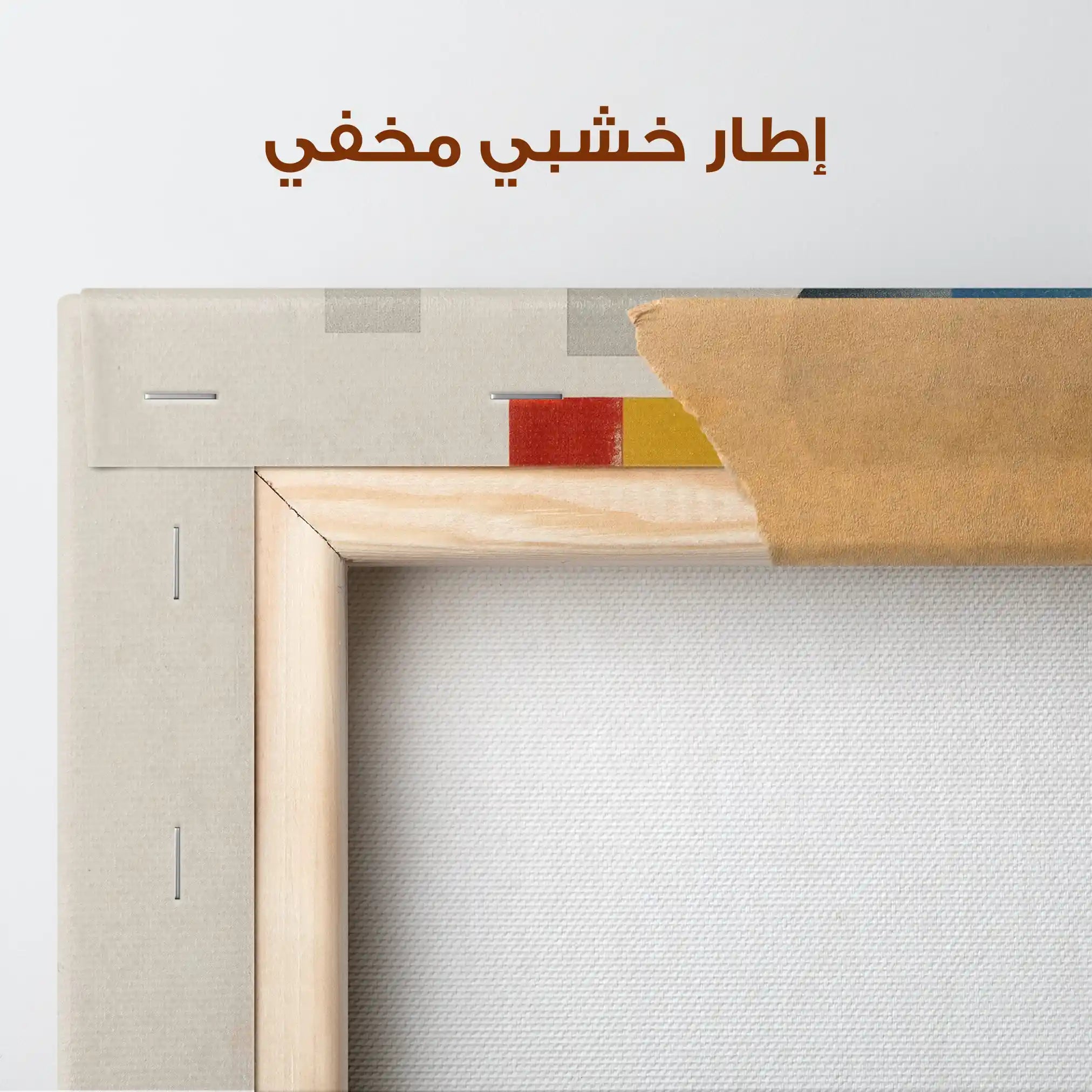 Abstract 1250 Canvas Art 60 x 60 cm / Stretched on hidden frame