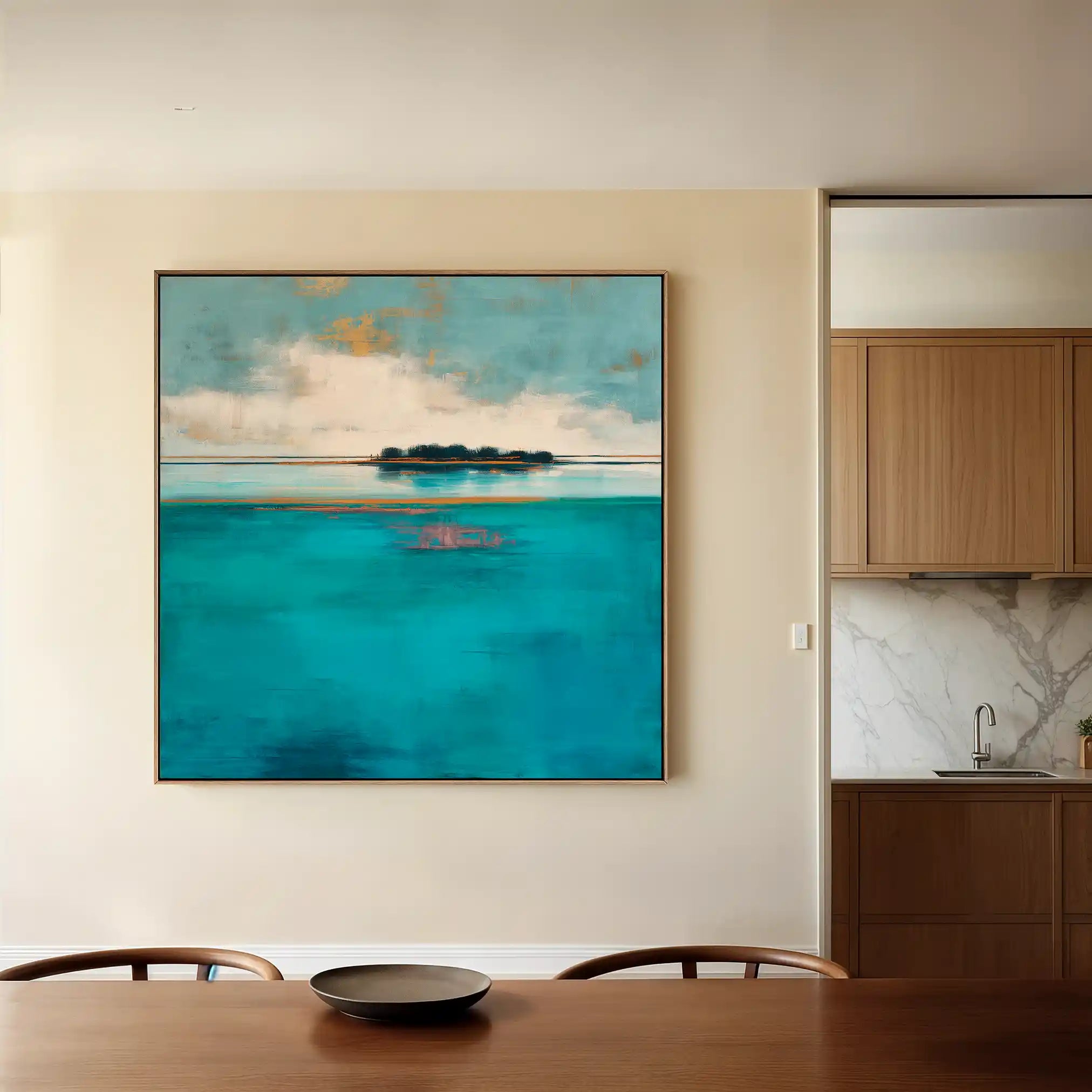 Abstract 1251 Canvas Art 60 x 60 cm / Stretched on hidden frame