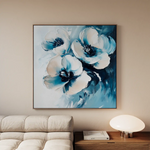 Floral Canvas Wall Art WAD1251-F 80 x 80 cm / Stretched on hidden frame