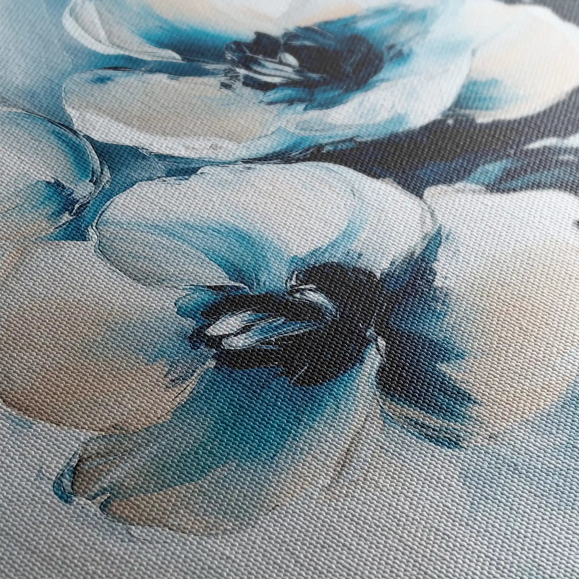 Floral Canvas Wall Art WAD1251-F 80 x 80 cm / Stretched on hidden frame