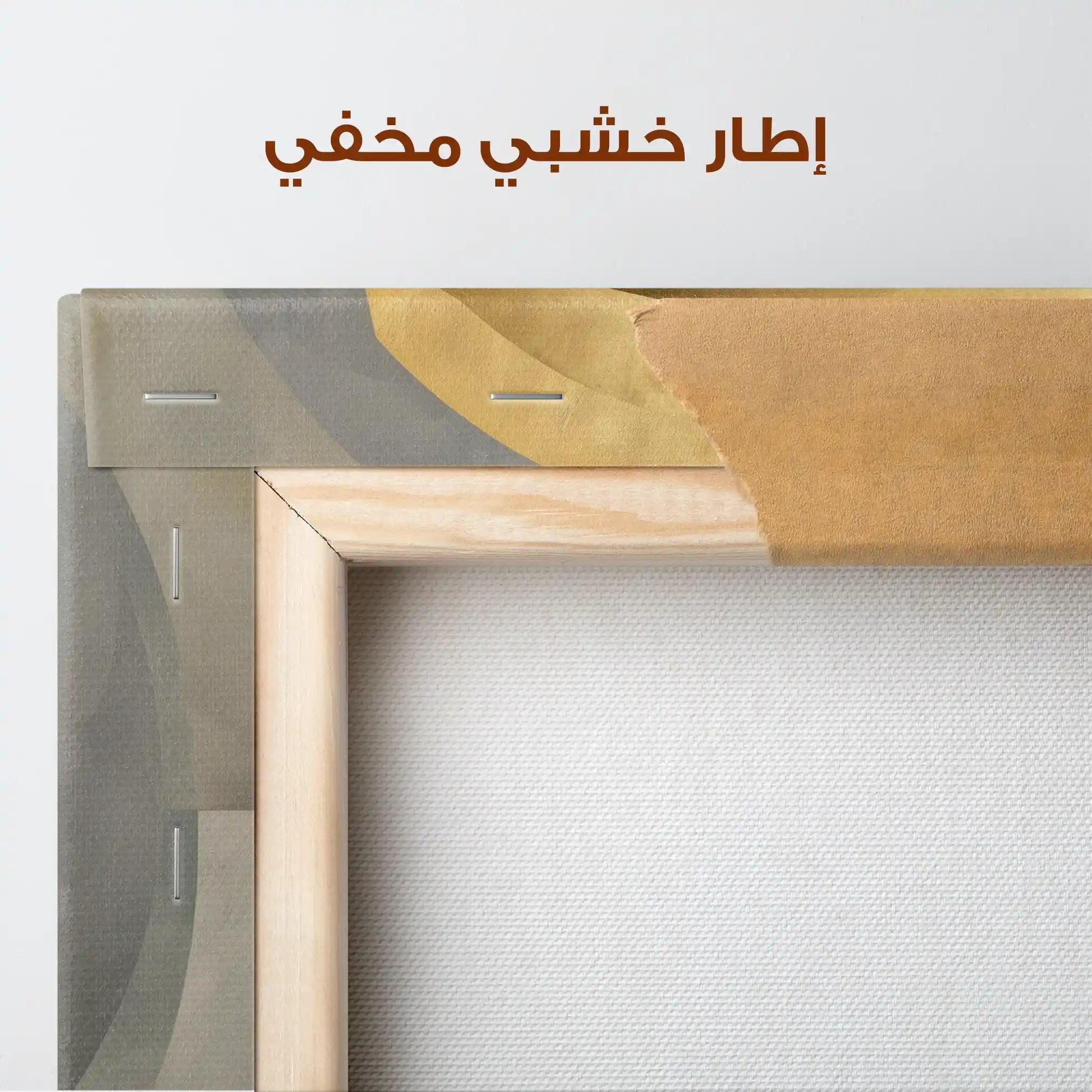 Abstract 1252 Canvas Art 60 x 60 cm / Stretched on hidden frame