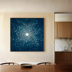 Abstract 1254 Canvas Art 60 x 60 cm / Stretched on hidden frame