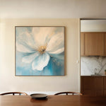 Floral Canvas Wall Art WAD1256-F 80 x 80 cm / Stretched on hidden frame