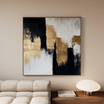 Abstract 1257 Canvas Art 60 x 60 cm / Stretched on hidden frame