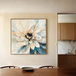 Floral Canvas Wall Art WAD1257-F 80 x 80 cm / Stretched on hidden frame