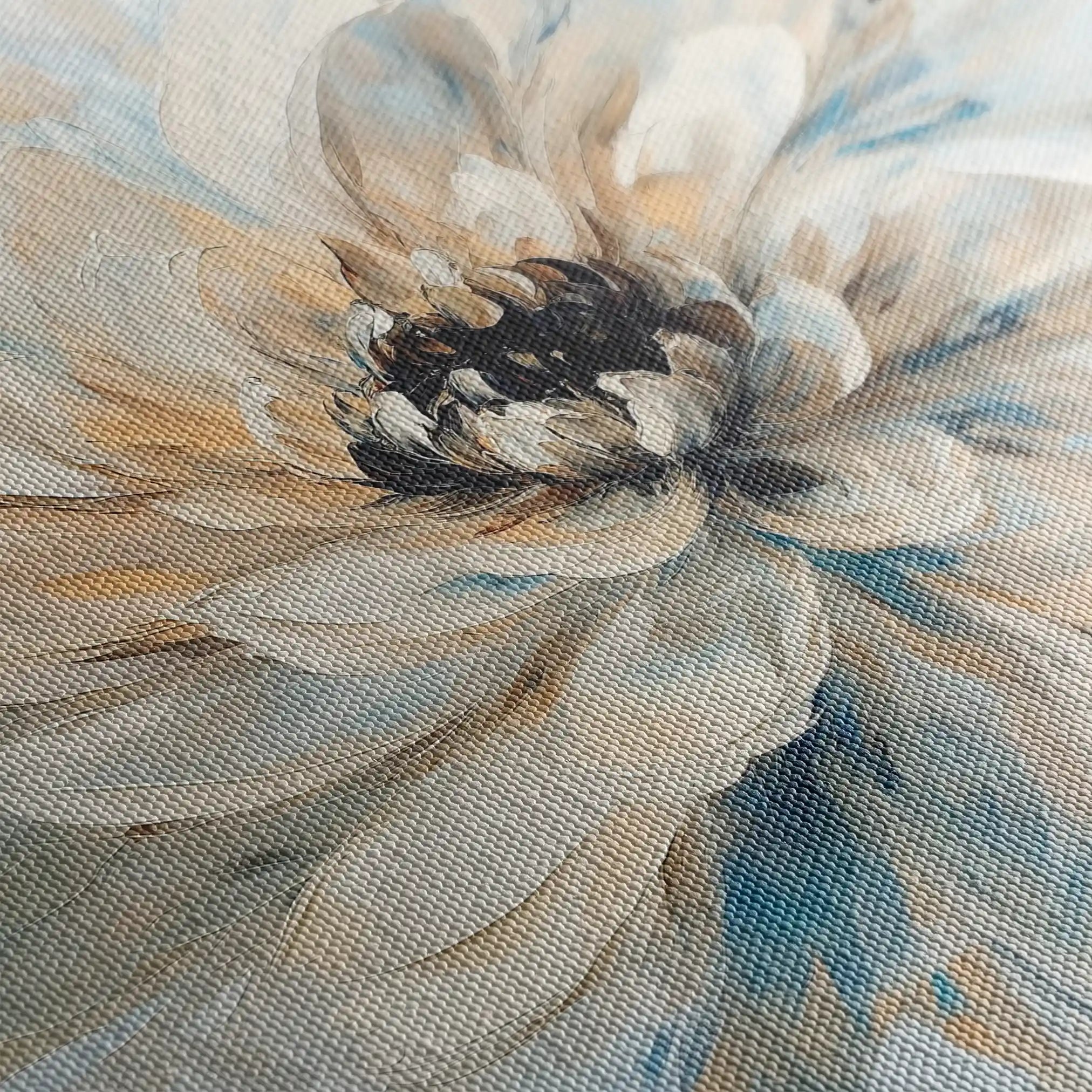 Floral Canvas Wall Art WAD1257-F 80 x 80 cm / Stretched on hidden frame