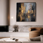 Abstract 1258 Canvas Art 60 x 60 cm / Stretched on hidden frame